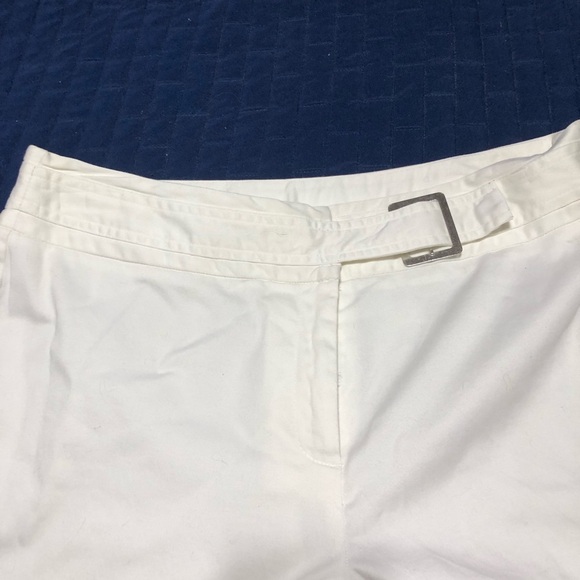 RQT White Wide-Leg capris, size 19- 98% cotton 2% spandex- nice made pants - Picture 3 of 10